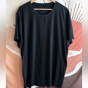 Nike Yoga Dri Fit Shirt Women’s XL Black Short Sleeve Gym Run Workout Slim